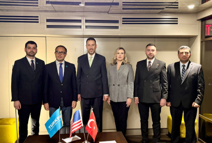 TÜRKPA Baş katibi Türk-Amerikan Milli İdarəetmə Komitəsinin prezidenti ilə görüşüb