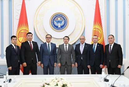 TURKPA Secretary General Meets with Speaker of the Kyrgyz Parliament