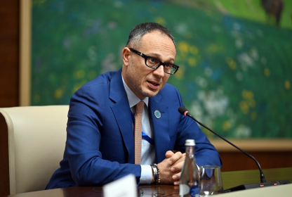 President of the Kyrgyz Republic H.E. Sadyr Japarov receives the Speakers of the Parliaments of the TURKPA Member States and Secretary General of TURKPA