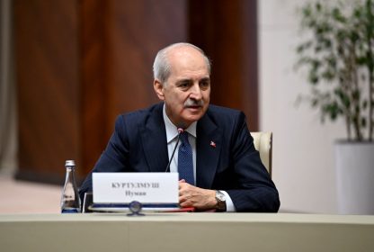 President of the Kyrgyz Republic H.E. Sadyr Japarov receives the Speakers of the Parliaments of the TURKPA Member States and Secretary General of TURKPA