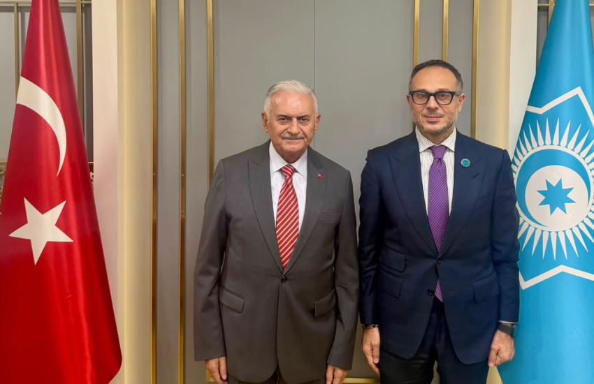 TURKPA Secretary General meets with Chairman of the Council of Elders of the OTS H.E. Mr. Binali Yıldırım